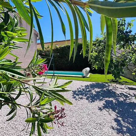 Le Palmier Et L'olivier, Private Pool, 8 People Holiday home Montady